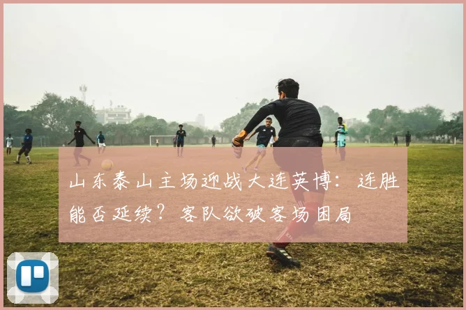 山东泰山主场迎战大连英博:连胜能否延续?客队欲破客场困局